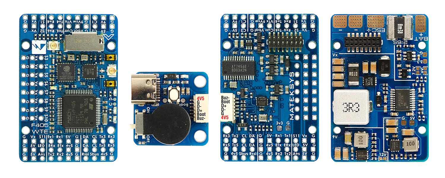 Контроллер полета Matek Mateks – обзор и цена Mateksys Flight Controller F405 Wte