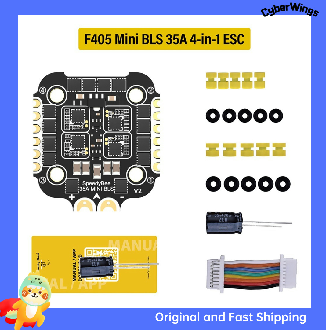 Мини-контроллер полета SpeedyB – обзор и цена Speedybee F405 V4 Bls 55A Stack