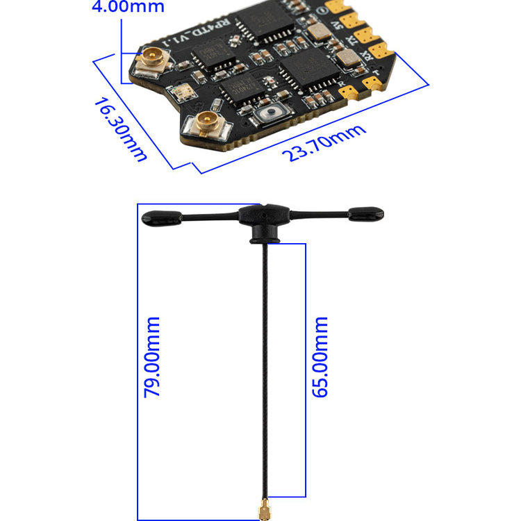 Приемник RadioMaster RP4TD Exp – обзор и цена Radiomaster Ranger 2.4Ghz Elrs Module
